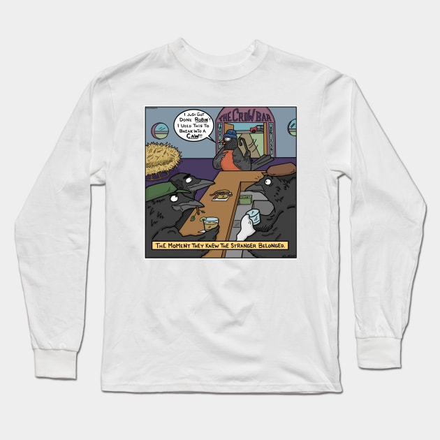 The Crow Bar Long Sleeve T-Shirt by Nick Navatta